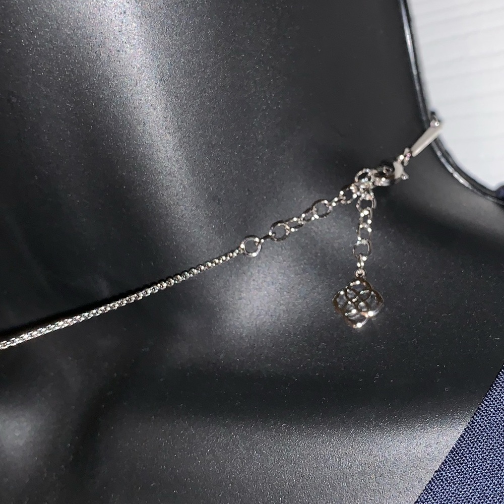 NWOT! Kendra Scott Silver Shelton Necklace - Picture 4 of 7